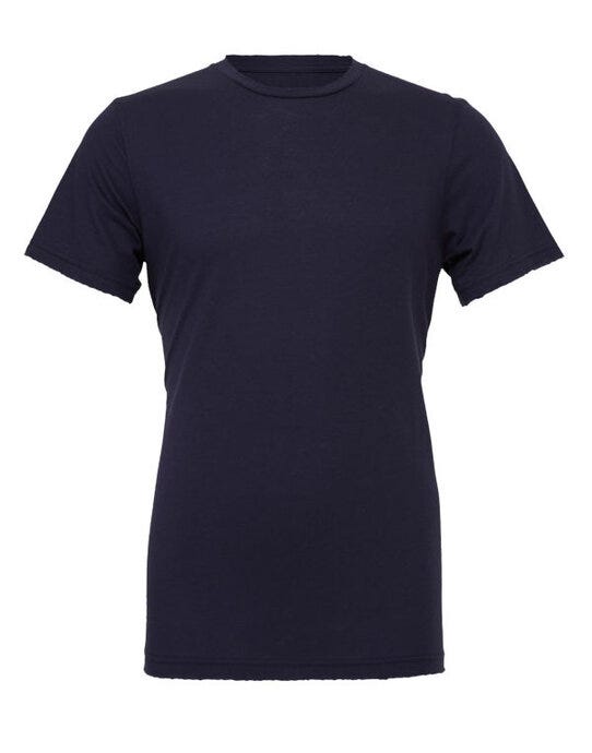 Bella + Canvas CA3001 Canvas Unisex Jersey Short Sleeve Tee - Navy