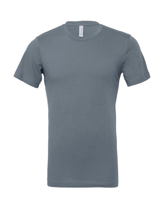 Bella + Canvas CA3001 Canvas Unisex Jersey Short Sleeve Tee - Steel Blue