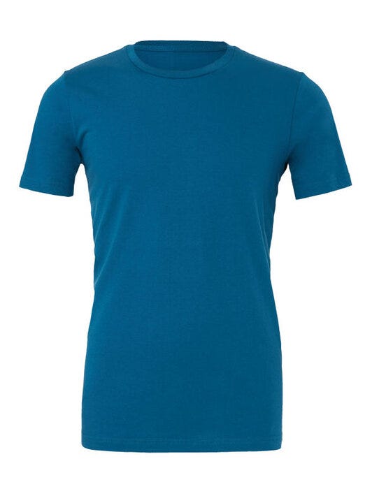 Bella + Canvas CA3001 Canvas Unisex Jersey Short Sleeve Tee - Deep Teal