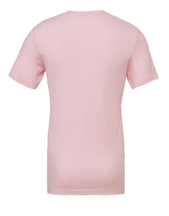 Bella + Canvas CA3001 Canvas Unisex Jersey Short Sleeve Tee - Soft Pink