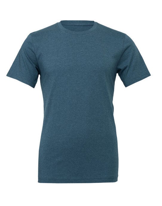 Bella + Canvas CA3001CVC Canvas Unisex Heather Jersey SS Tee - Heather Deep Teal