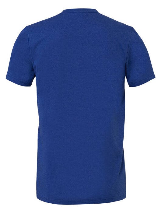 Bella + Canvas CA3001CVC Canvas Unisex Heather Jersey SS Tee - Heather True Royal