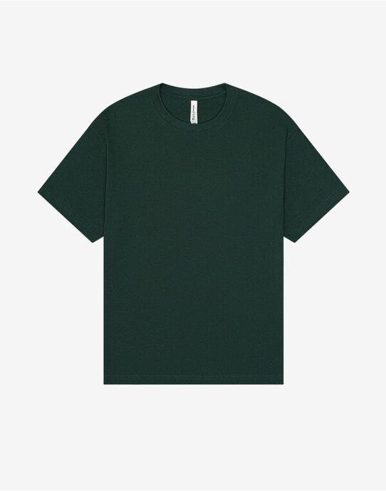 Bella + Canvas CA3010 Unisex Heavy Boxy Tee - Forest Green