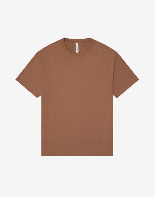 Bella + Canvas CA3010 Unisex Heavy Boxy Tee - Vintage Brown