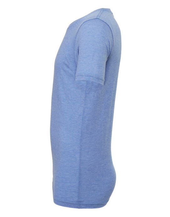 Bella + Canvas CA3413 Canvas Unisex Tri-blend S/Sleeve Tee - Blue Triblend