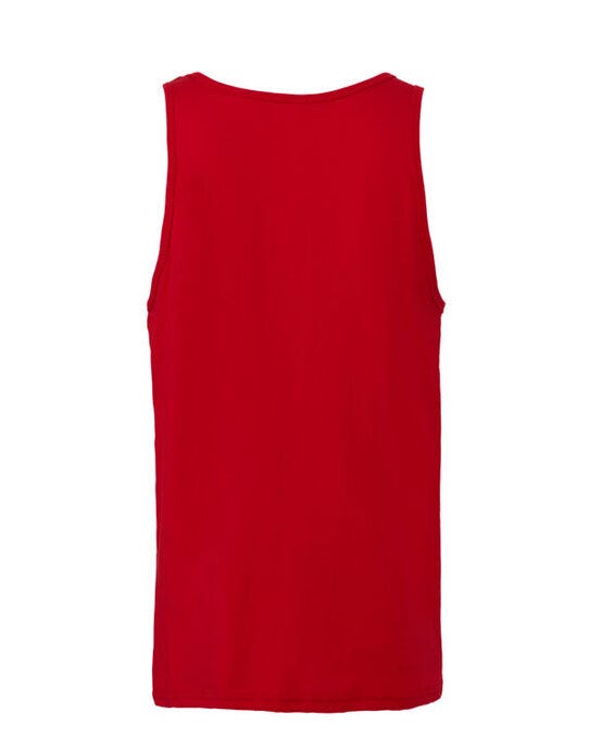 Bella + Canvas CA3480 Canvas Unisex Jersey Tank - Red