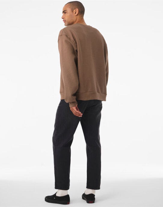 Bella + Canvas CA4711 Crewneck Heavy Sweat - Vintage Brown
