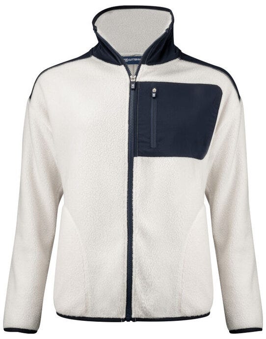 Cutter & Buck CB351471 C&B Ladies Cascade Sherpa Fleece - Shell White
