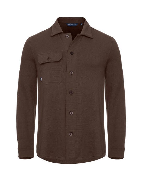 Cutter & Buck CB352414 C&B Advantage Leisure Shirt - Dark Mocca