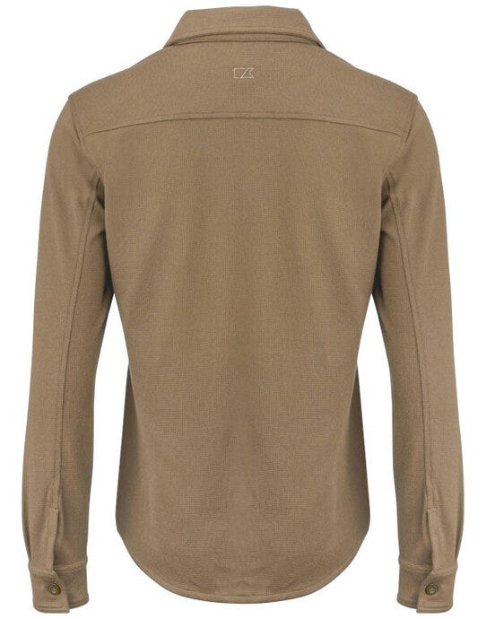 Cutter & Buck CB352415 C&B Ladies Advantage Leisure Shirt - Khaki