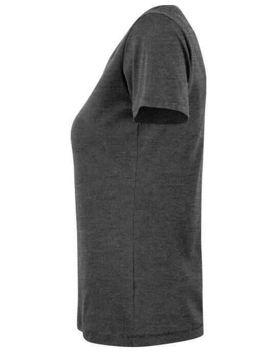 Cutter & Buck CB353409 C&B Ladies Manzanita Roundneck T-Shirt - Anthracite Melange