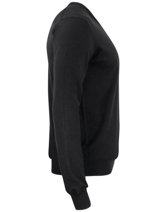 Cutter & Buck CB355418 C&B Oakville V-Neck Sweater - Black
