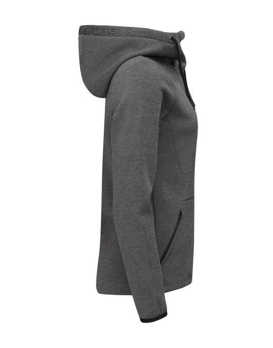 Cutter & Buck CB358419 C&B Ladies Pemberton Full Zip Hood - Anthracite Melange