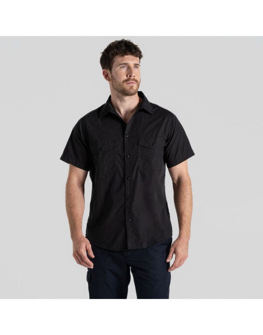 Craghoppers Expert CES003 Kiwi SS Shirt - Black