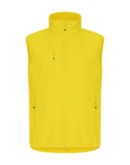 Clique CQ0200911 Classic Softshell Vest - Lemon