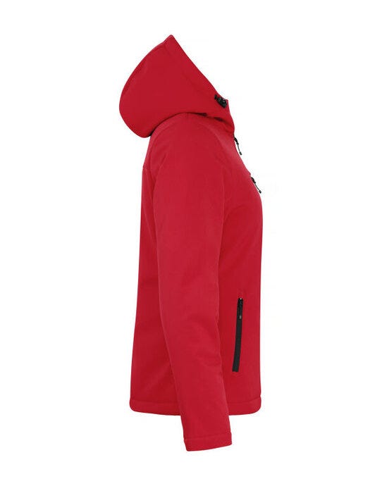Clique CQ020953 Ladies Padded Softshell Hoody - Red