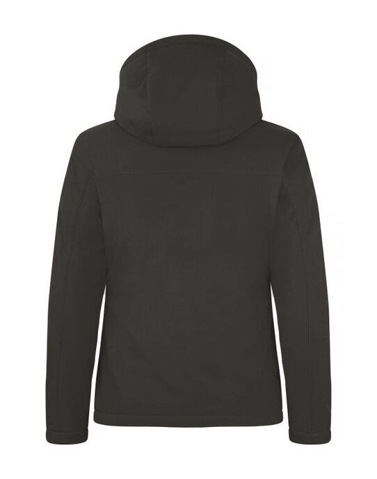 Clique CQ020953 Ladies Padded Softshell Hoody - Dark Grey