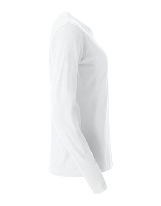 Clique CQ029034 Ladies L/S Basic-T - White