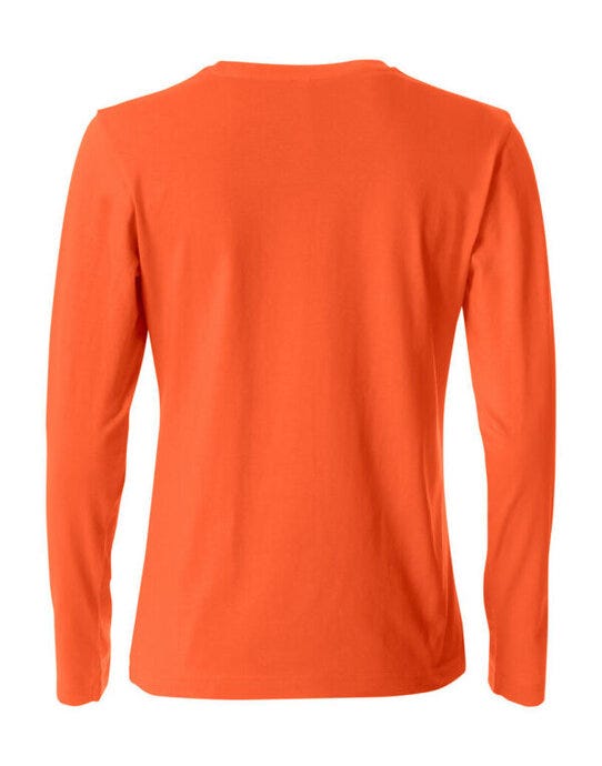Clique CQ029034 Ladies L/S Basic-T - Blood Orange