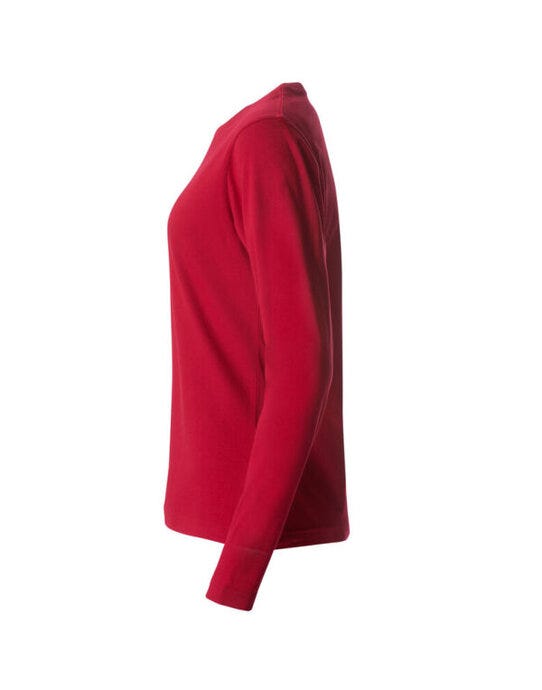 Clique CQ029034 Ladies L/S Basic-T - Red