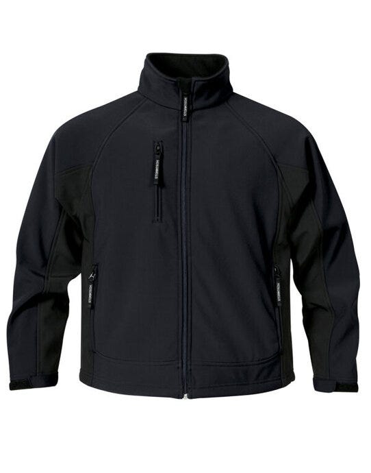 Stormtech CXJ-1 Mens Crew Bonded Jacket - Black/Black