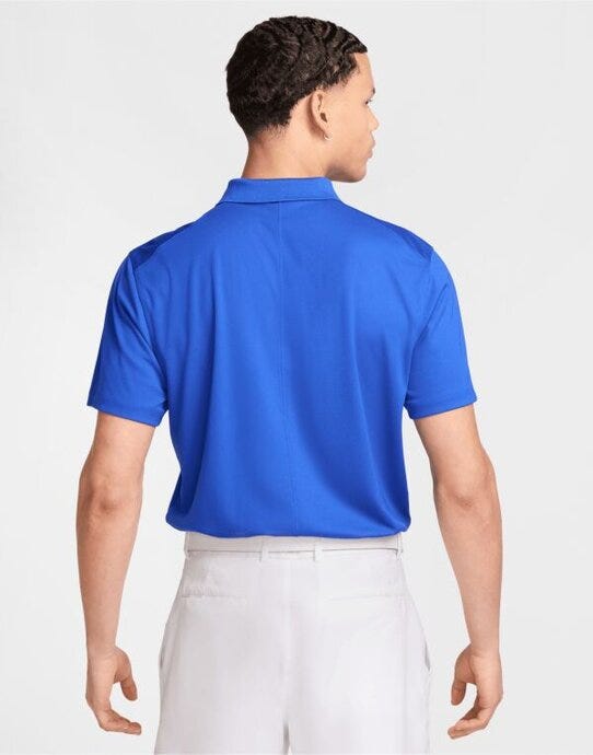 Nike DH0822 Dri-FIT Victory Solid Polo (LC) - Game Royal/White
