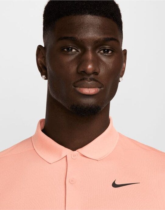 Nike DH0822 Dri-FIT Victory Solid Polo (LC) - Apricot Agate/Black