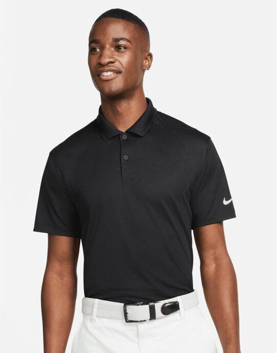 Nike DH0824 Dri-FIT Victory Solid Polo - Black