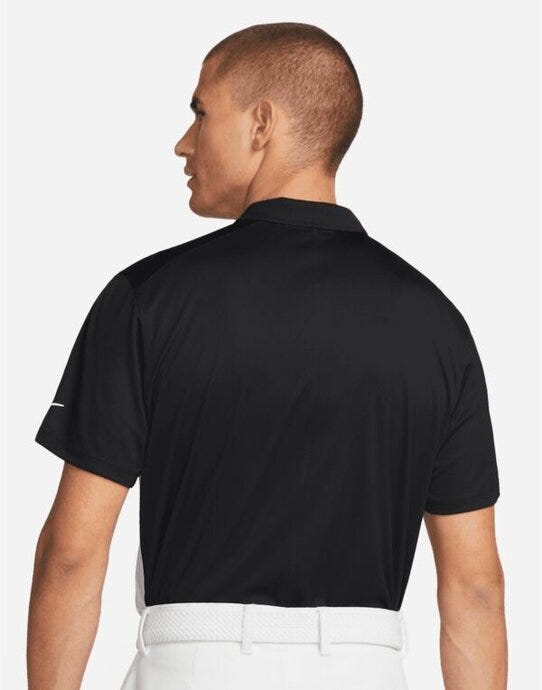 Nike DH0849 Victory Colourblock Polo - Black/White