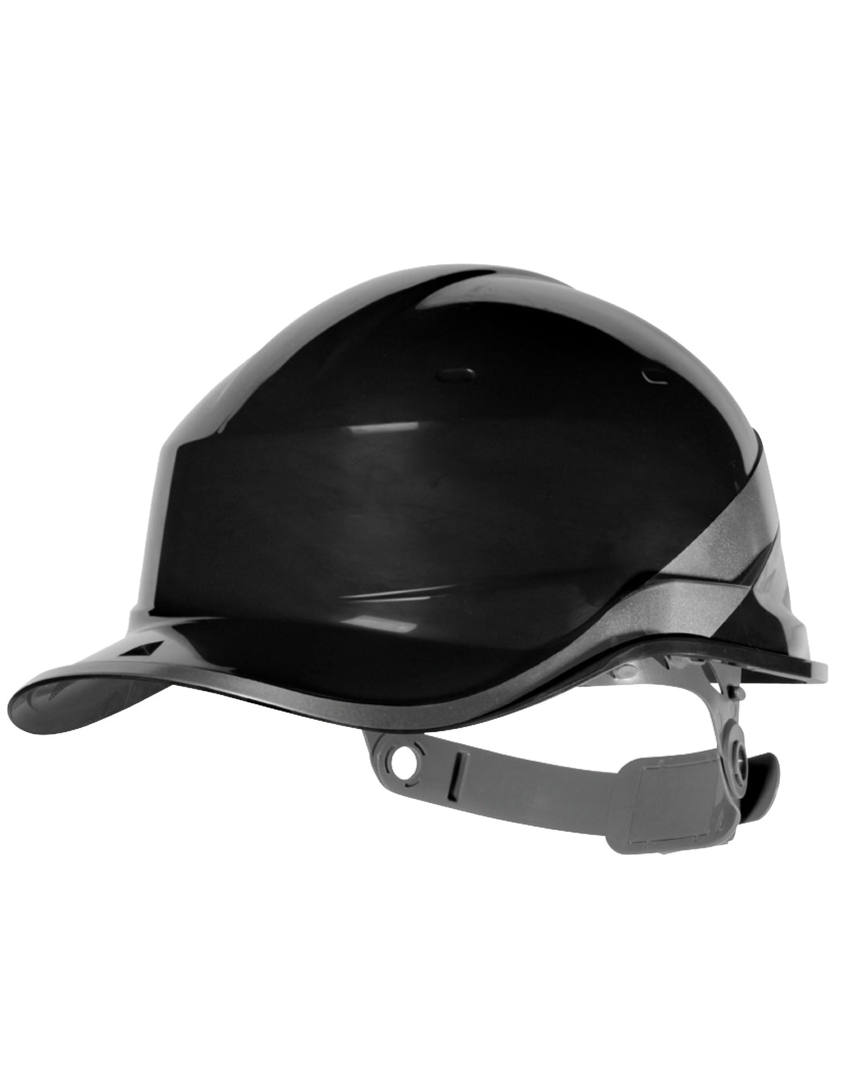 Delta Plus DIAMOND Hi-Vis Baseball Safety Helmet - Black