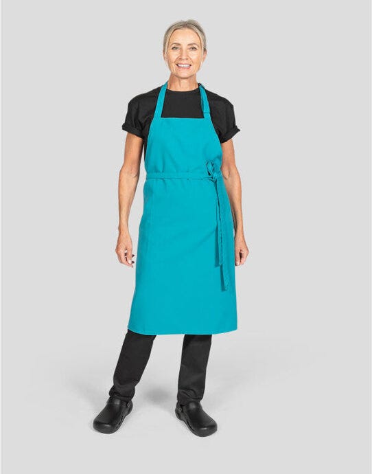 Dennys DP200 Multi-Coloured Bib Apron - Sea Grass