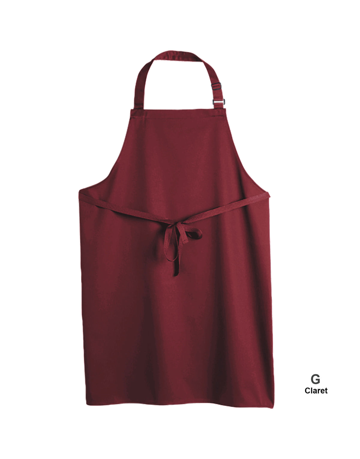 Dennys DP200 Multi-Coloured Bib Apron - Claret