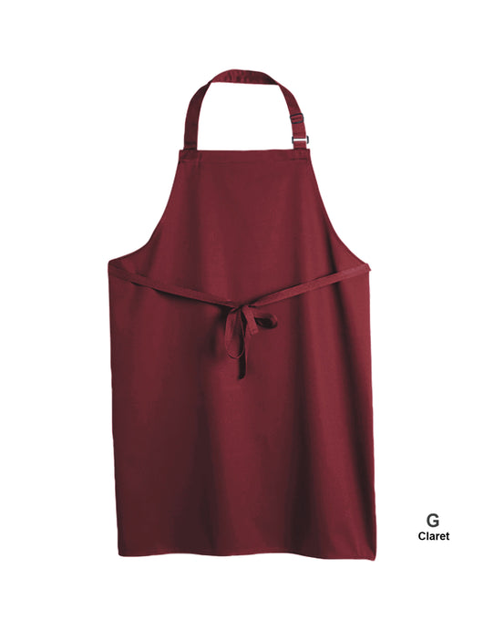 Dennys DP200 Multi-Coloured Bib Apron - Claret