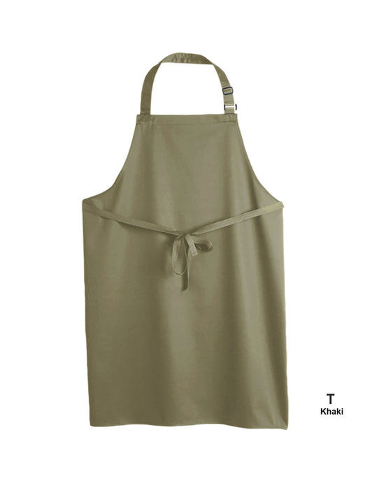 Dennys DP200 Multi-Coloured Bib Apron - Khaki