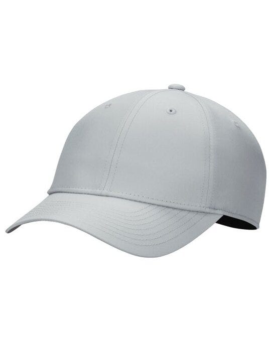 Nike FB6452 DF Structured Blank Front Cap - Light Smoke Grey/black