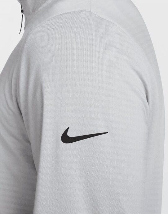 Nike FD5837 Dri-FIT 1/2 Zip Golf Top - Wolf Grey/Black