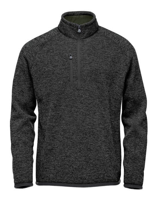 Stormtech FHP-1 Mens 1/4 Zip Pullover - Black Heather
