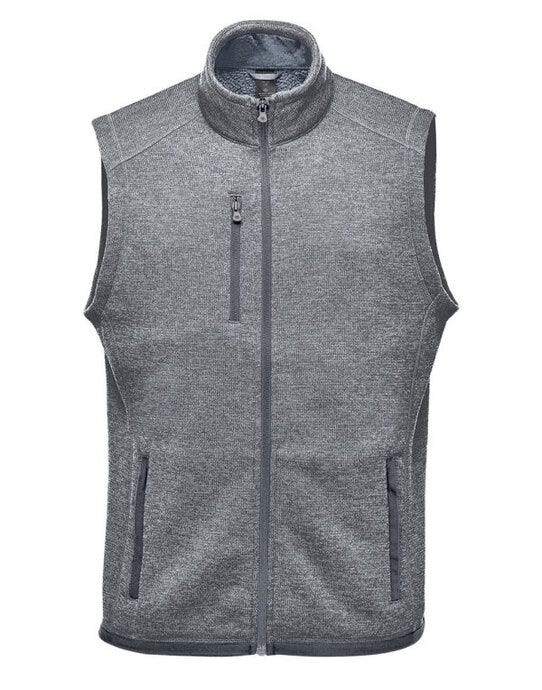 Stormtech FHV-1 Mens Avalanche FZ Fleece Vest - Granite Heather