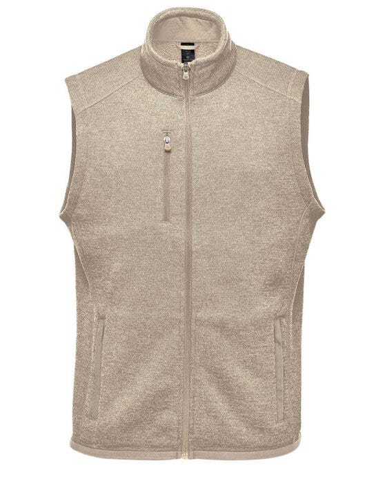 Stormtech FHV-1 Mens Avalanche FZ Fleece Vest - Oatmeal Heather