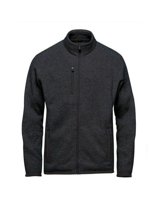 Stormtech FHZ-1 Mens Avalanche FZ Fleece Jkt - Black Heather