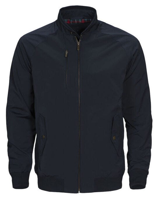 James Harvest HAR2111031 Unisex Harrington Jacket - Navy