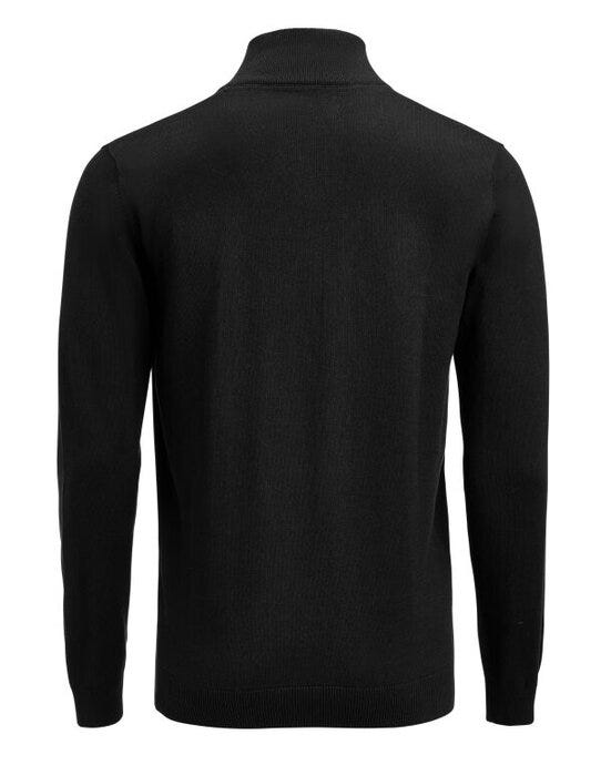 James Harvest HAR2112515 Ashland 1/2 Zip Sweater - Black