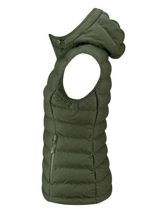 James Harvest HAR2121046 Woodlake H Ladies Vest - Moss Green