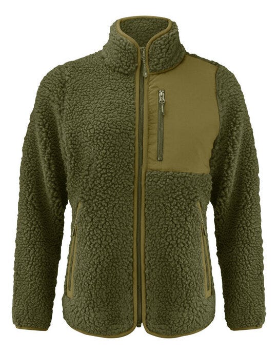 James Harvest HAR2121504 Kingsley Ladies Fleece - Moss Green