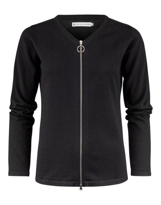 James Harvest HAR2122511 Ladies Knitted Cardigan - Black