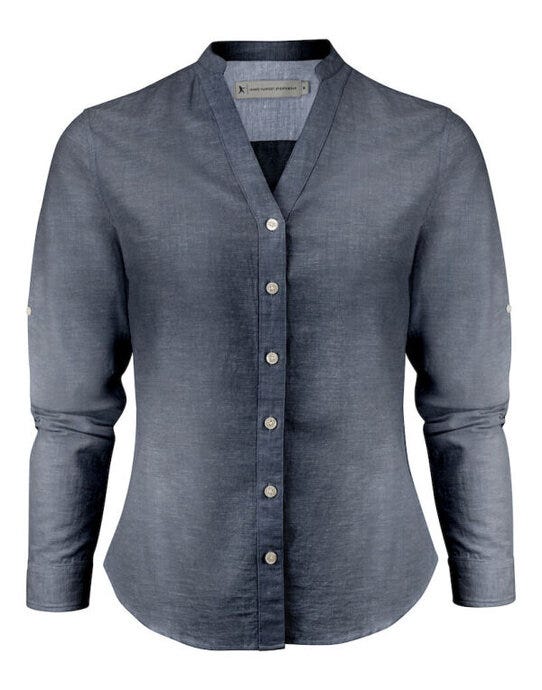 James Harvest HAR2123032 Townsend Ladies Shirt - Navy