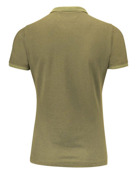 James Harvest HAR2125039 Pinedale Ladies Pique Polo - Moss Green