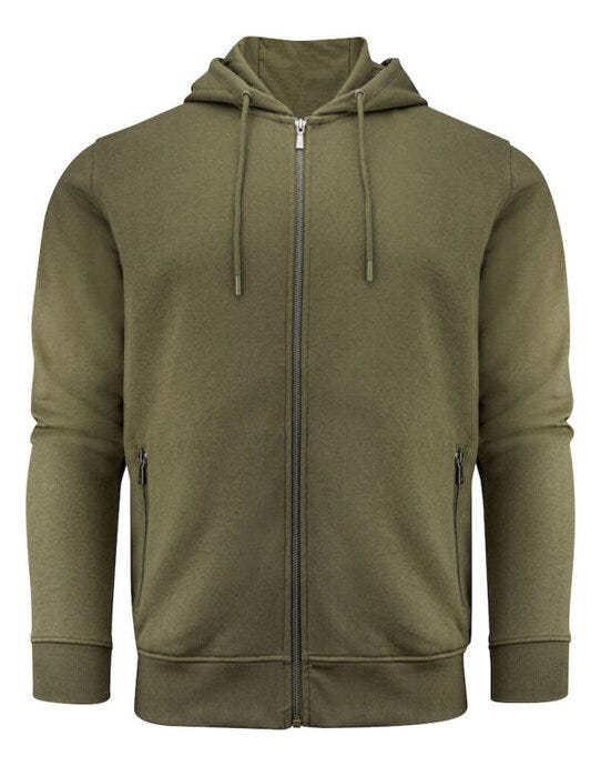 James Harvest HAR2132027 Westwood Heights Zip Hood - Moss Green