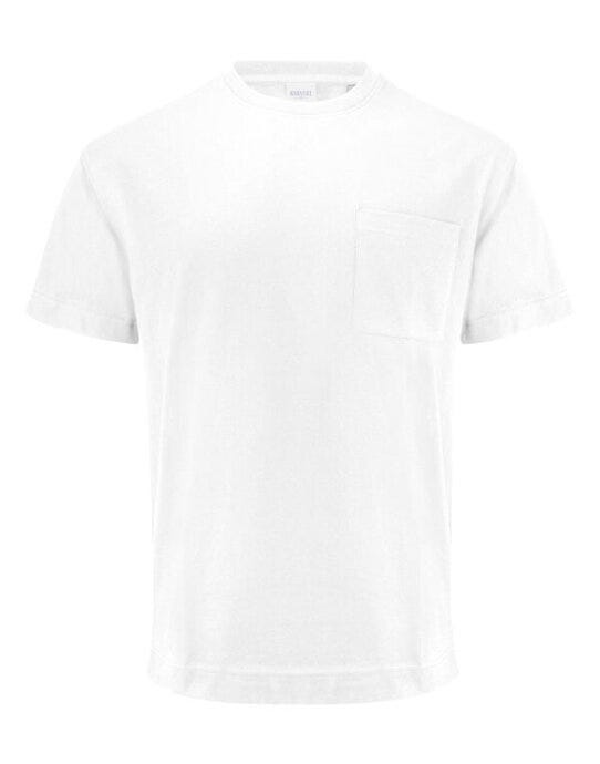 James Harvest HAR2134019 Devons Relaxed Fit T-Shirt - White
