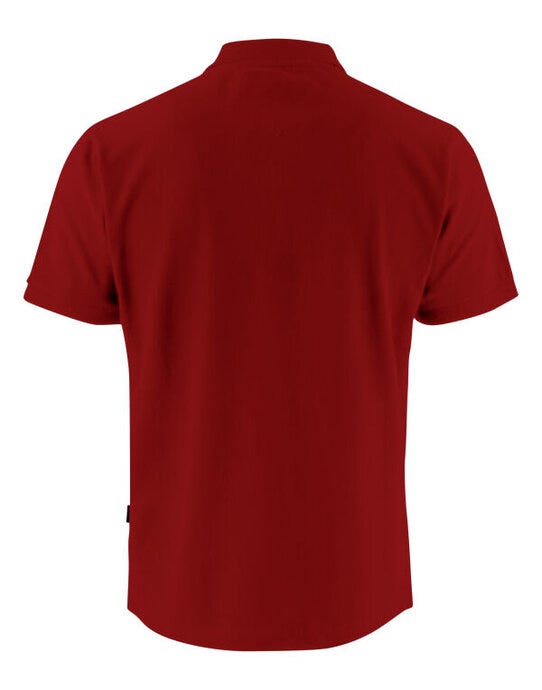 James Harvest HAR2135032 Neptune Modern Polo - Dark Red